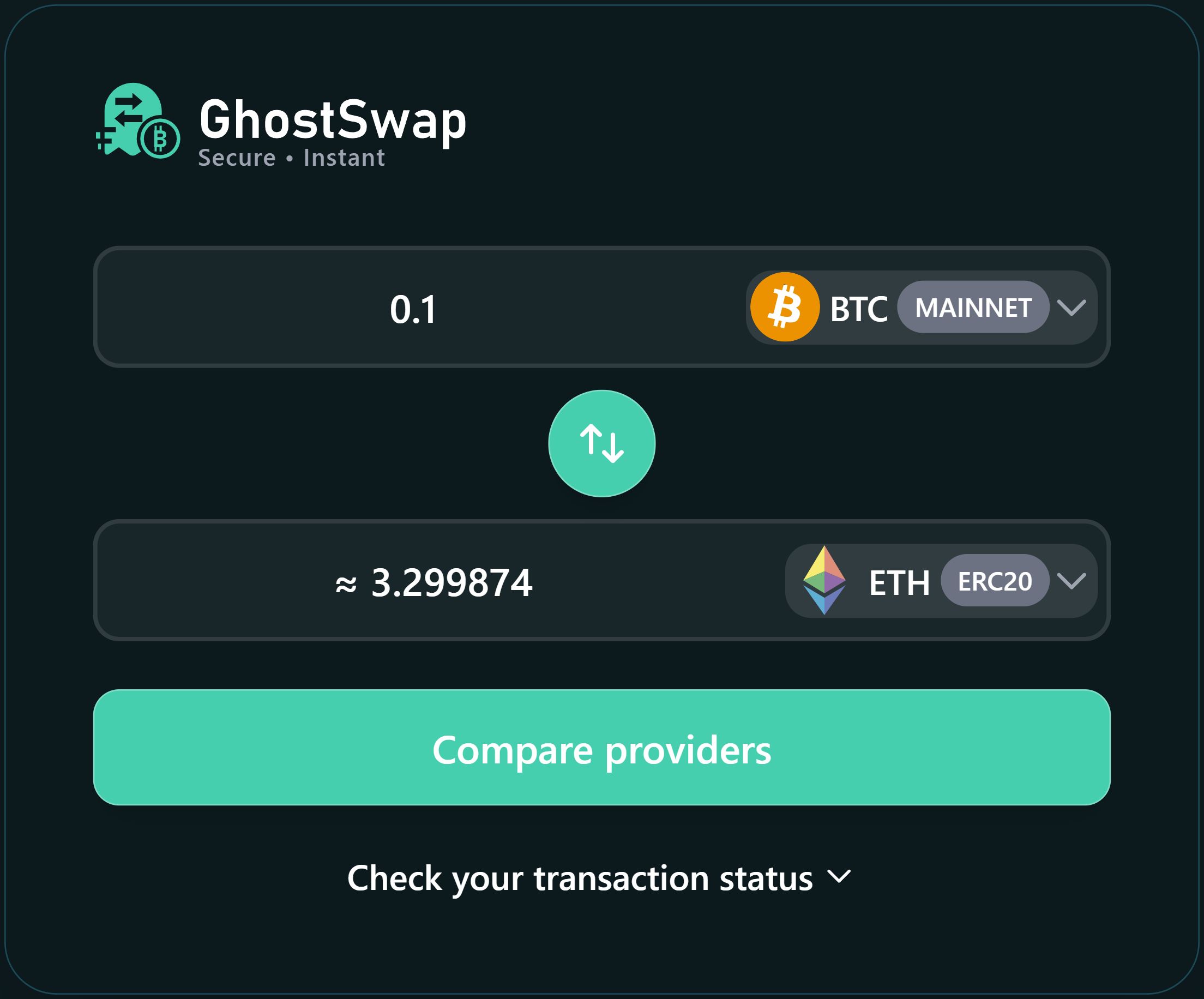 How to swap crypto on GhostSwap
